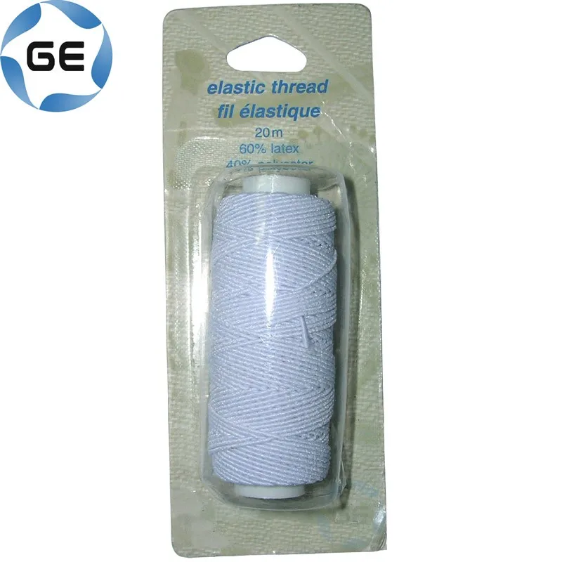 Covered Rubber Elastic Thread Small Tube Latex Yarn for Sewing Knitting Blister Packaging