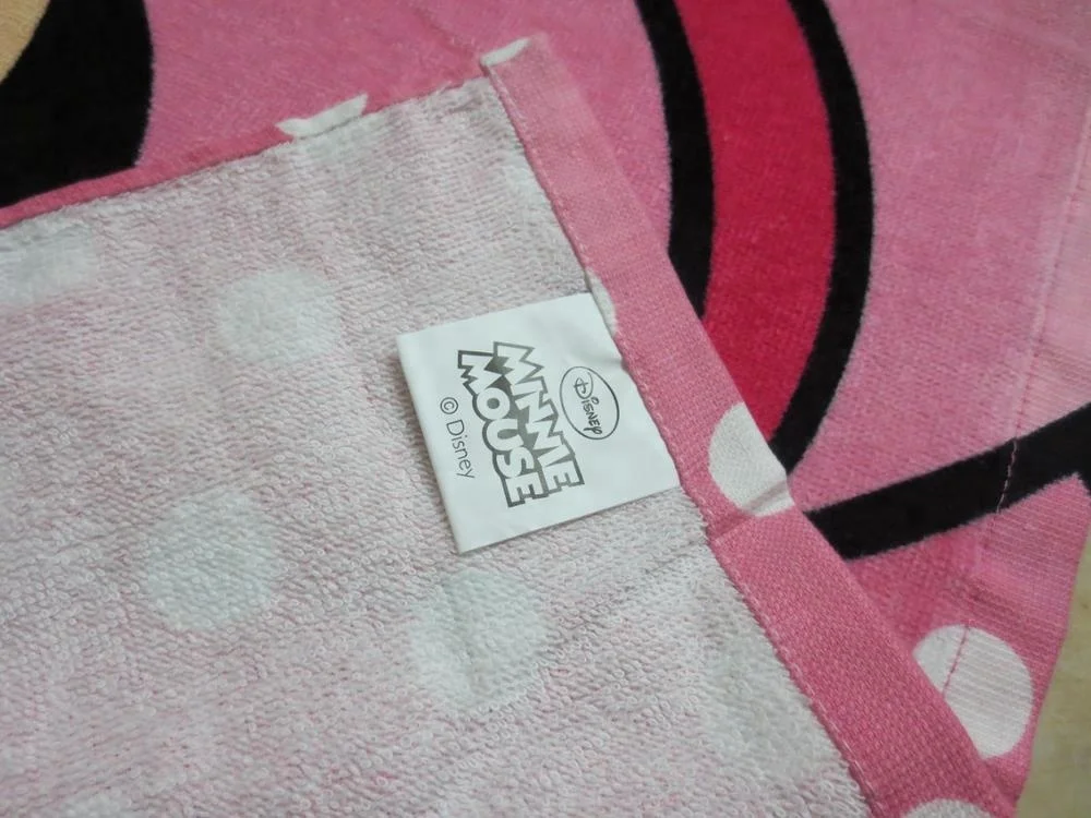 100% Cotton Velour Printed Micky Cartoon lightweight beach towels