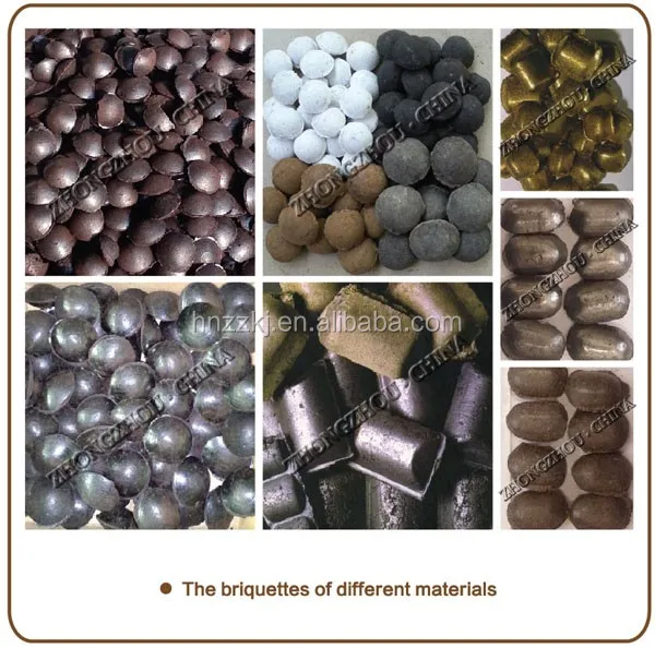 Various models various shapes coal dust briquette machine