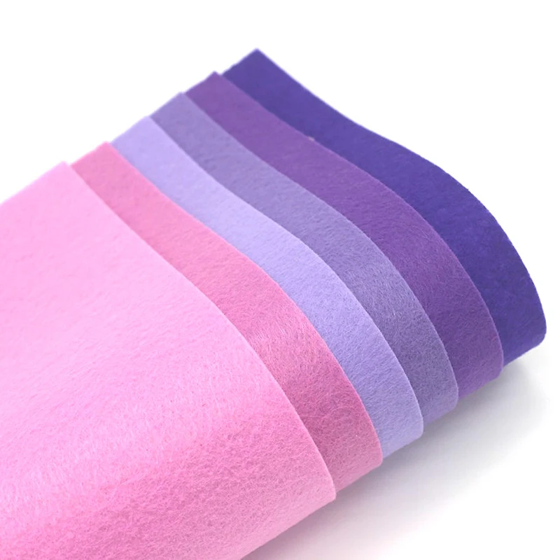 Polyester Colorful Children DIY Handmade Nonwoven Felt Fabric