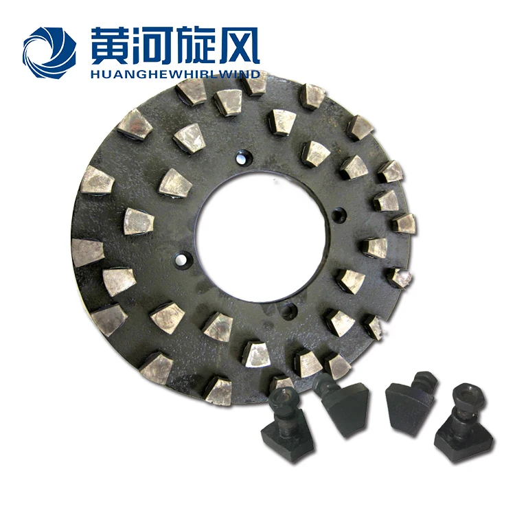 
Huanghe Whirlwind terrazzo floor and concrete products fast polish shaped diamond grinding block 