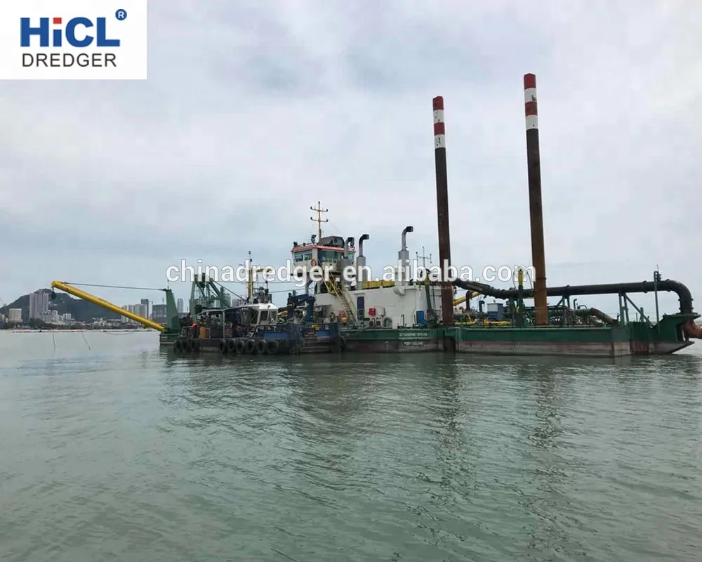 China shipyard 32inch 8000m3/h cutter suction river/sea sand dredger with Shijiazhuang pump (CCS certificate)