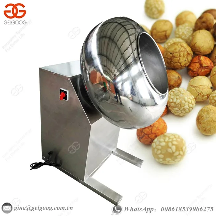 peanut Coating Machine|Automatic Coating Pan|Coated Peanut Machine