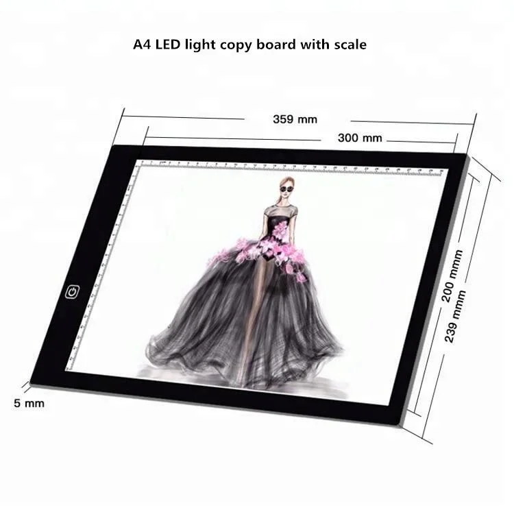 Adjustable Dim Portable LED Drawing Board For Art school