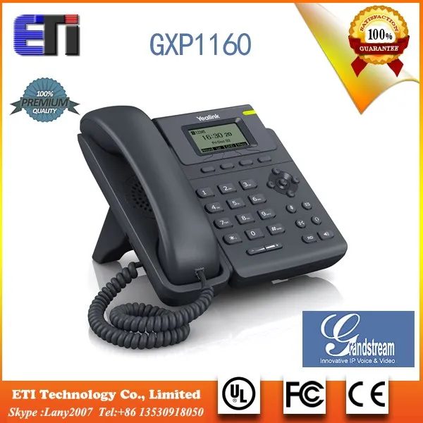 Grandstream GXP1165 Office Telephone cord Phones Desktop HD IP Phone Home Hotel Voip SIP Phone with POE