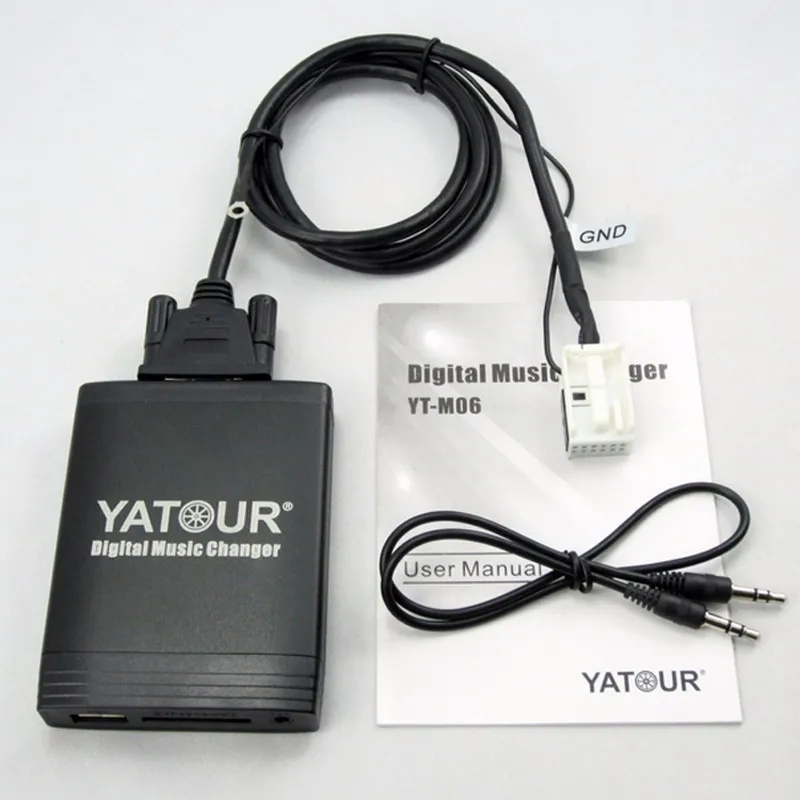Yatour yt-m06 автомобильный интерфейс MP3 USB SD адаптер для RCD300 RCD510 концерт 3