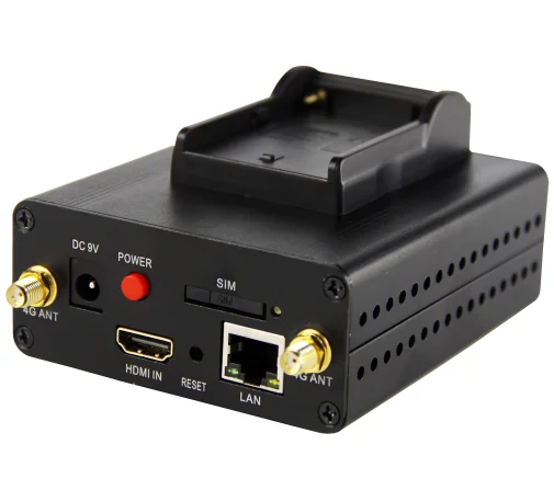 3g/ 4G LTE WIFI/ Ethernet UDP RTMP multicast HDMI video encoder for outdoor Live Streaming Broadcast