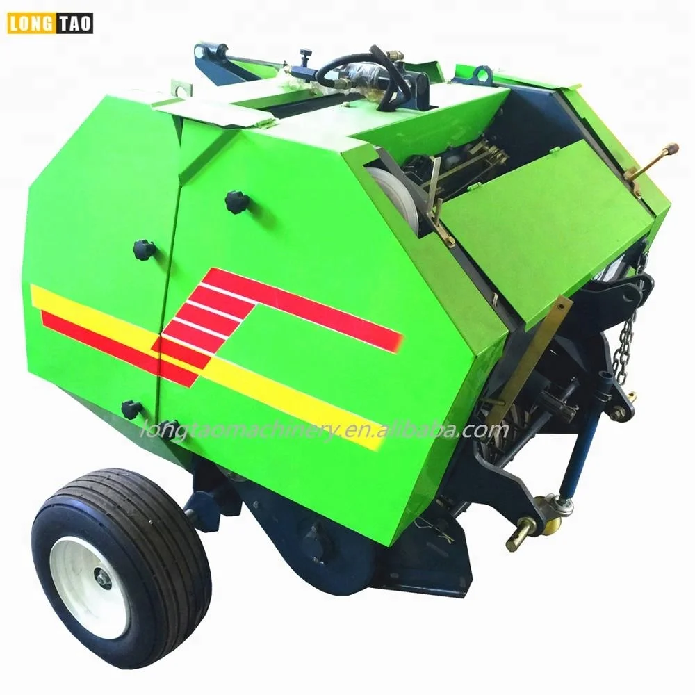 Tractor driven round straw bale press machine with CE approval