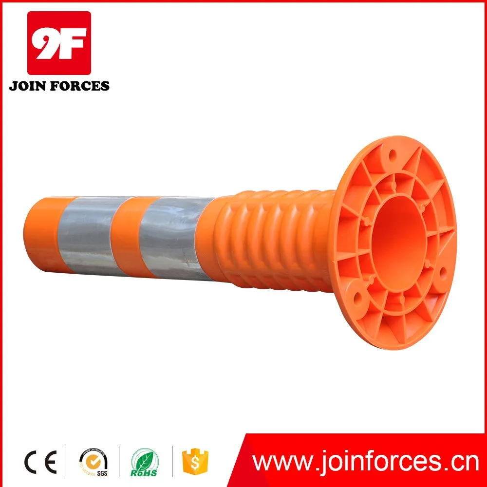 9F TPU Road Safety Spring Back Flexible Posts