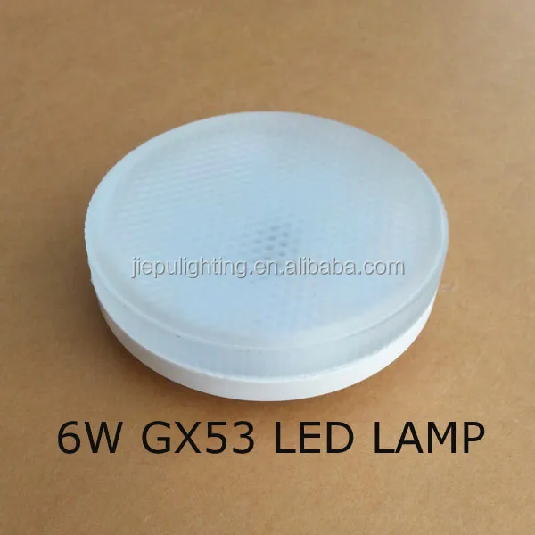 
China CE approved 6W 220v smd GX53 led bulb 120 beam angle for iron spotlight ceiling crystal downlight 