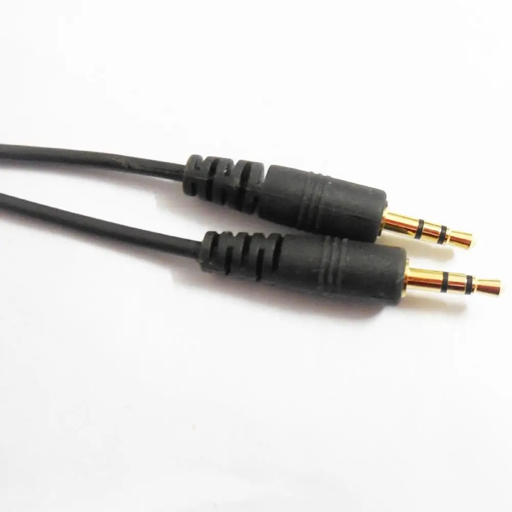 Gold plated 28AWG*3C Audio Adapter 2.5mm To 3.5mm Stereo Cable