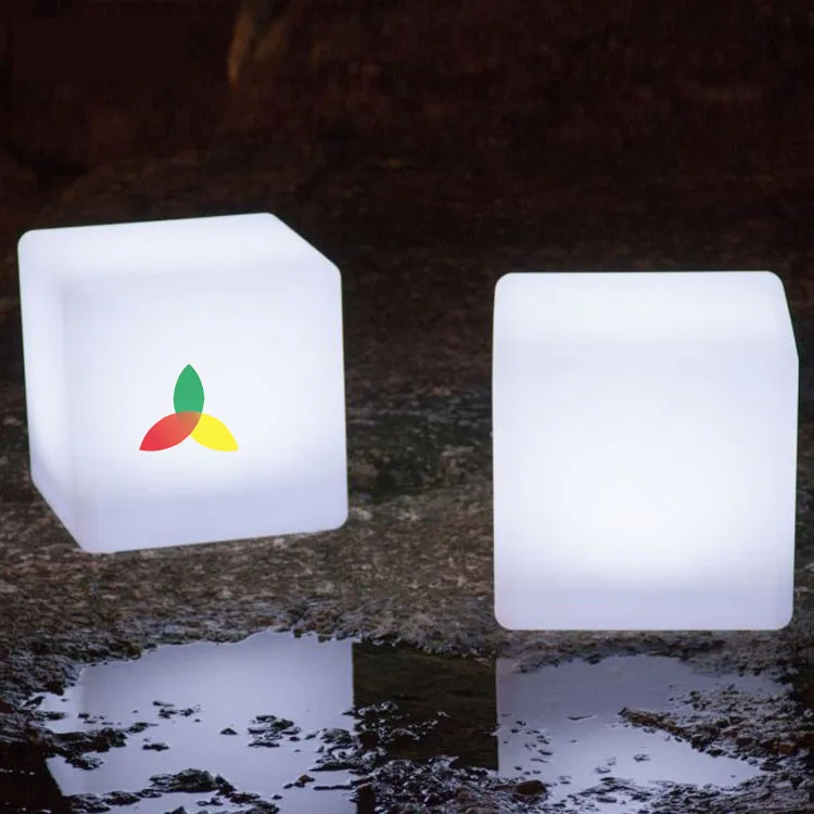 Illuminate Bar Cube Led Furniture Led Plastic Furniture Modern Plastic Cube