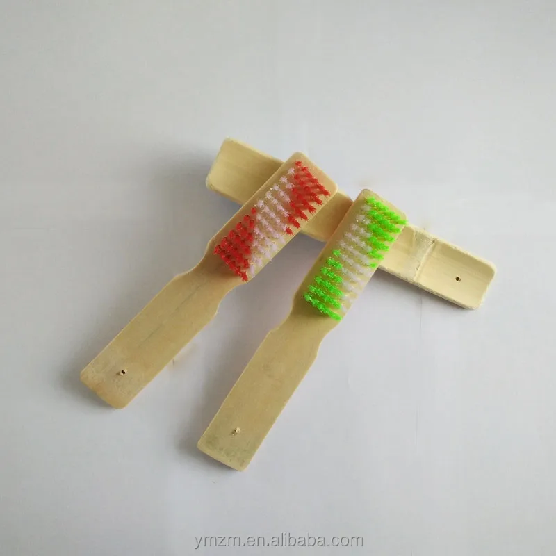 Household high quality bamboo clean shoe brush scrubbing brushes