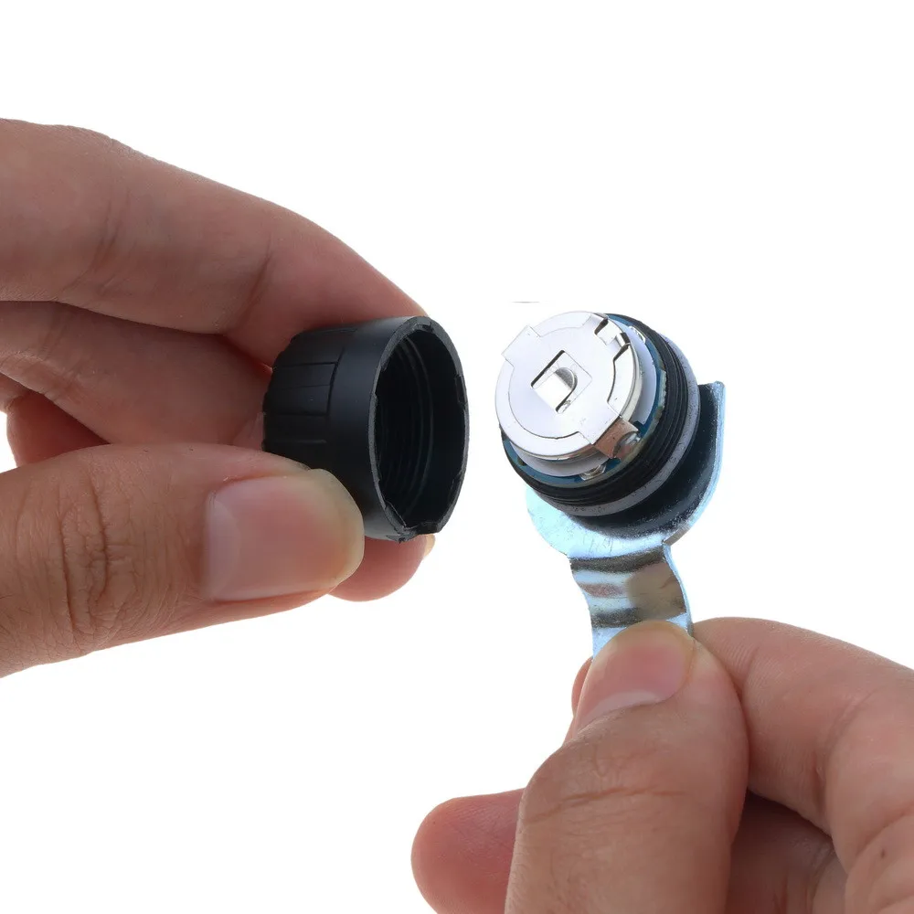 Solar TPMS Tire Pressure Monitoring System Wireless TPMS with LCD Color display/4 External/Internal Sensors for Car (External)