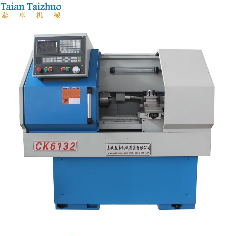 CK6132 High Quality Flat Bed Mini CNC Lathe Sales