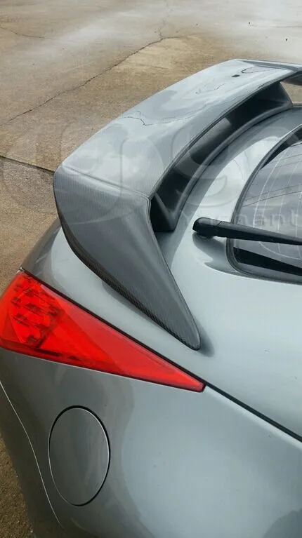 Trade Assurance Carbon Fiber Rear Spoiler Fit For 2002-2008 350Z Z33 NI Version 1 Style Rear Trunk Spoiler Wing