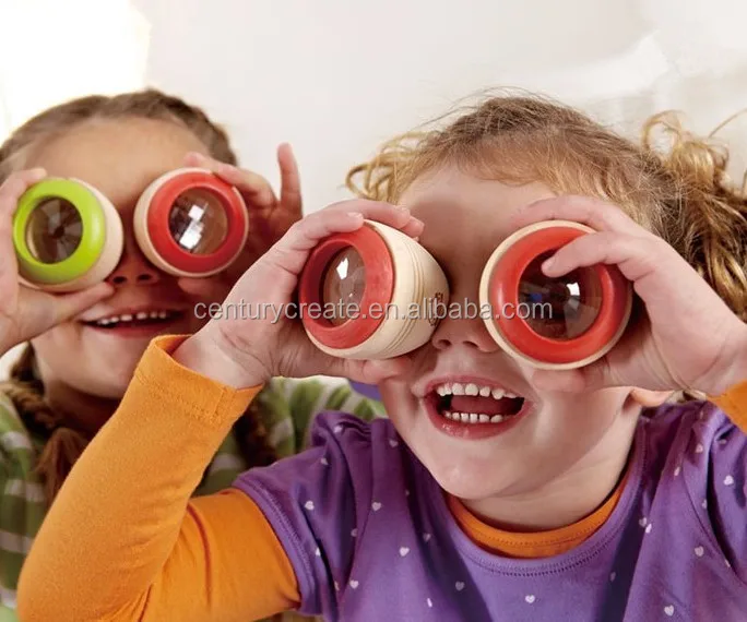 Wholesale mini wooden kids kaleidoscope wholesale
