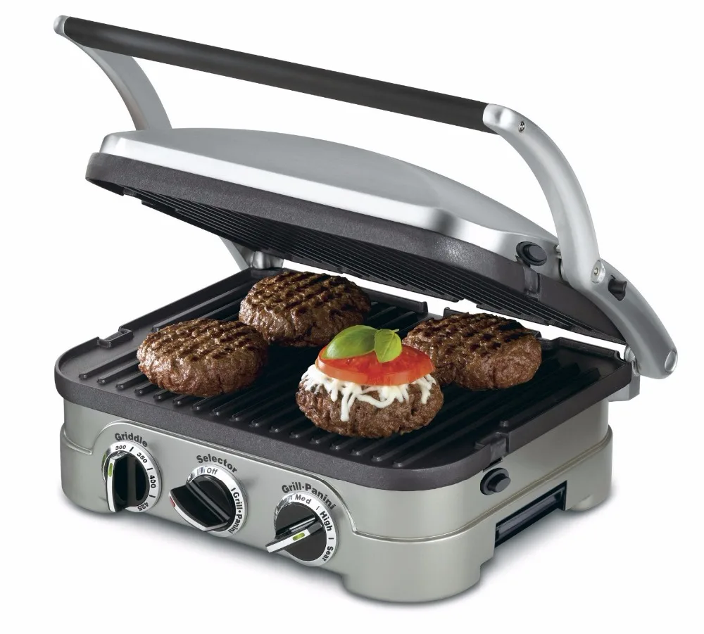 New design Stainless Steel Panini Grill Maker for Bread