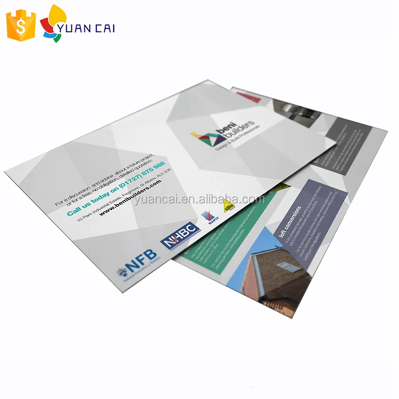 Custom low price A3 A4 A5 Brochure Booklet Flyer Catalog Printing in China