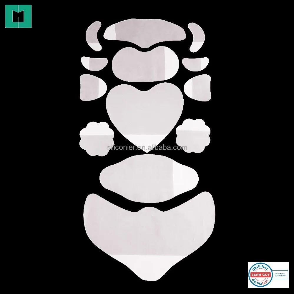 German reusable silicone skin care patch set for body