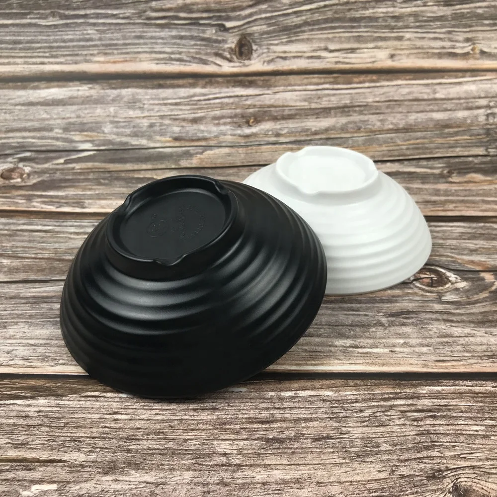 100%melamine Japanese plastic melamine matte bowls for food