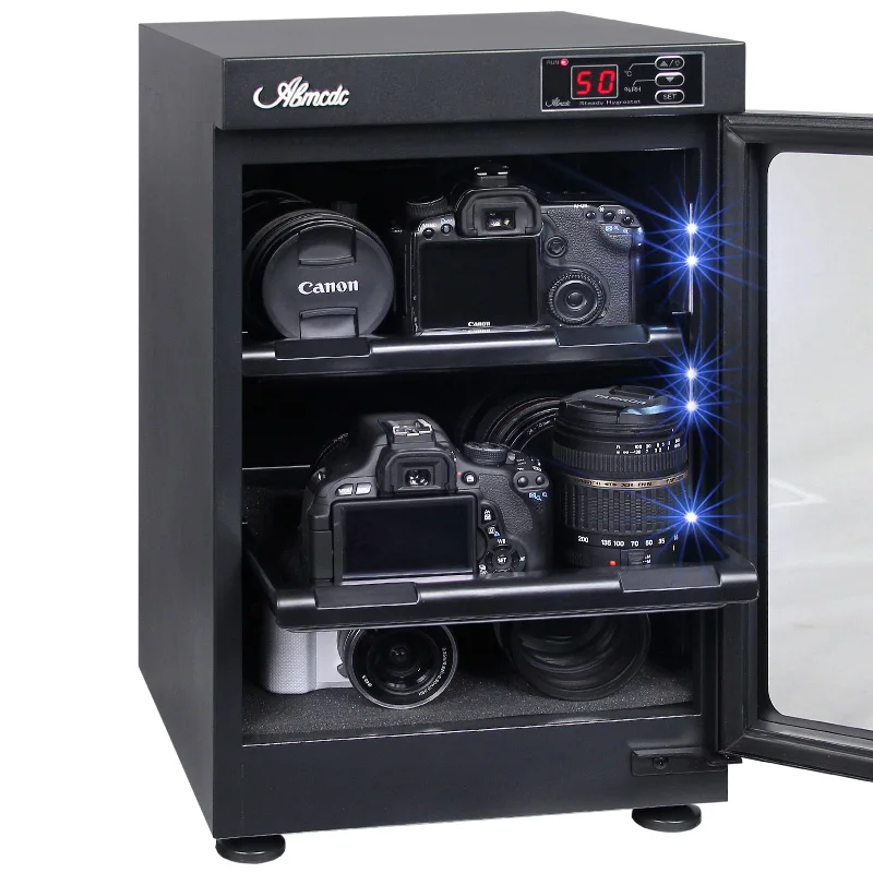 
40L electronic dryer machine for dslr camera storage component dry age cabinet 