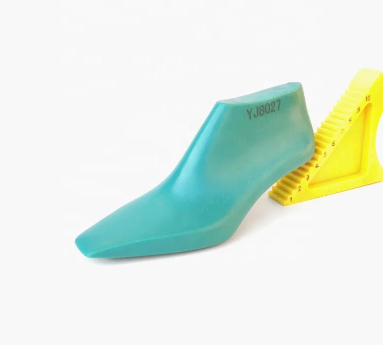 Middle heel square toe plastic shoe lasts for ladies leather shoes 4.5cm heel