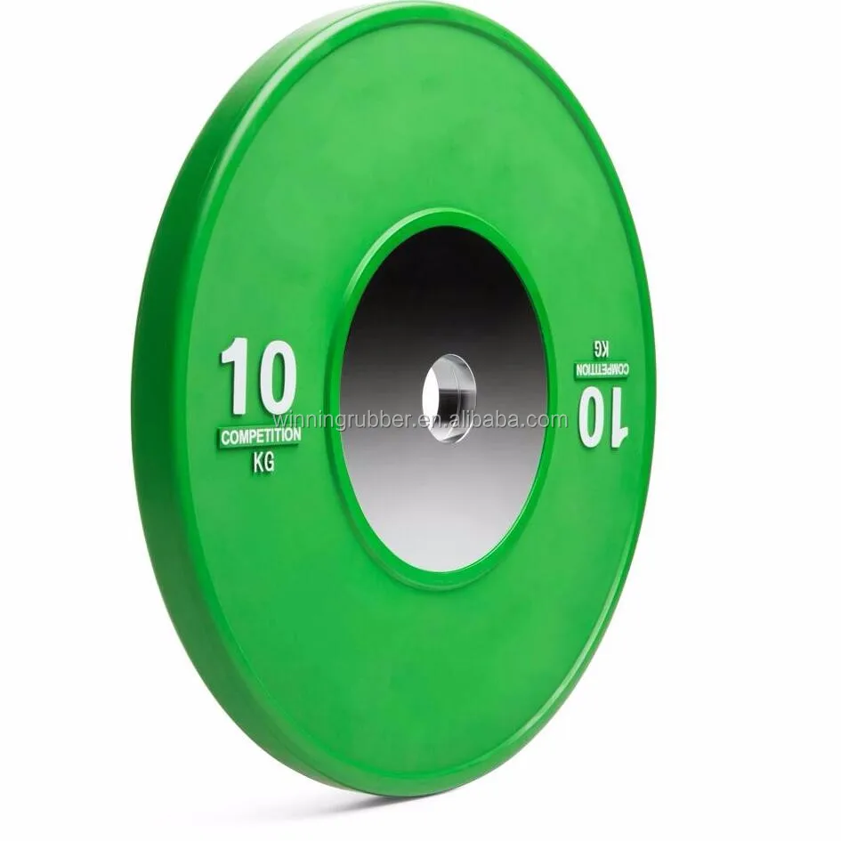 Прочный резиновый бампер для соревнований, Элитная пластина для тяжелой атлетики для кросс-фитнеса