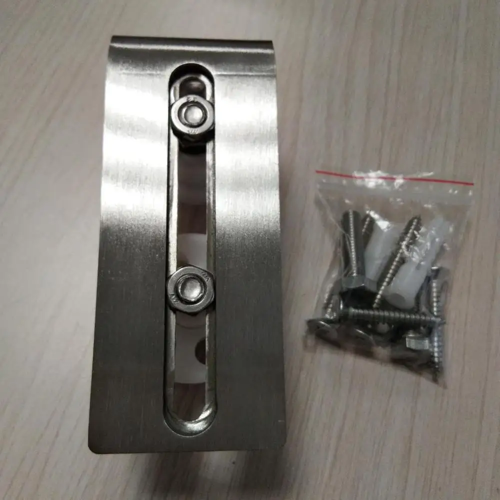 Stainless Steel Sliding Barn Door Hardware wall Mount guide roller