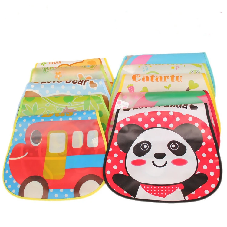
2018 Amazon Custom Cute Printed Disposable Baby Bandana Teething Baby Bibs 