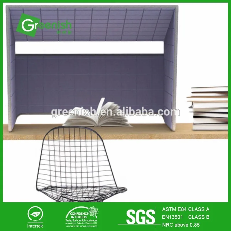 Eco-friendly embossed acoustic panel