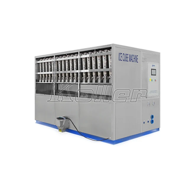 Professional Maker 5 Tons/day Ice Cube Maker With Siemens Plc Control System Industrial Ice Cubes Maker