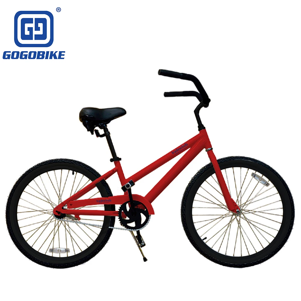 High quality aluminum alloy 6061 frame foot brake adult bike beach cruiser for lady