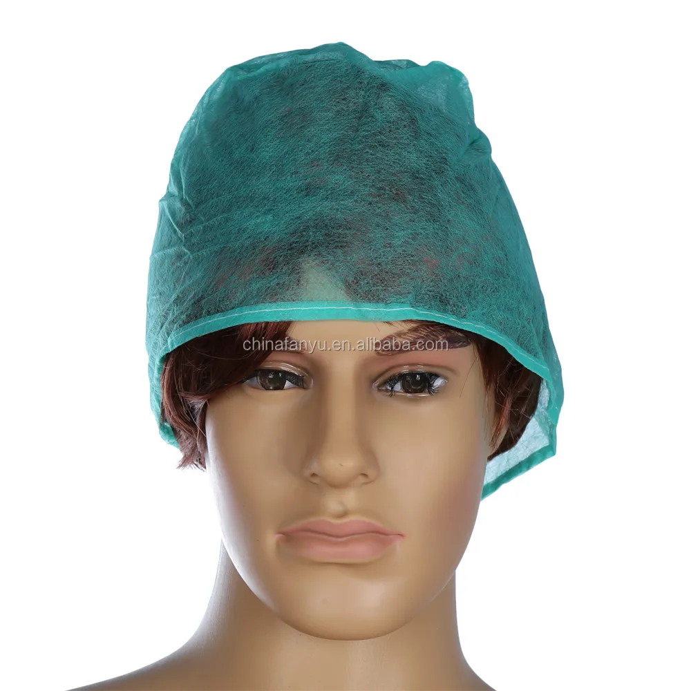 disposable non-woven food industry hairnet cap