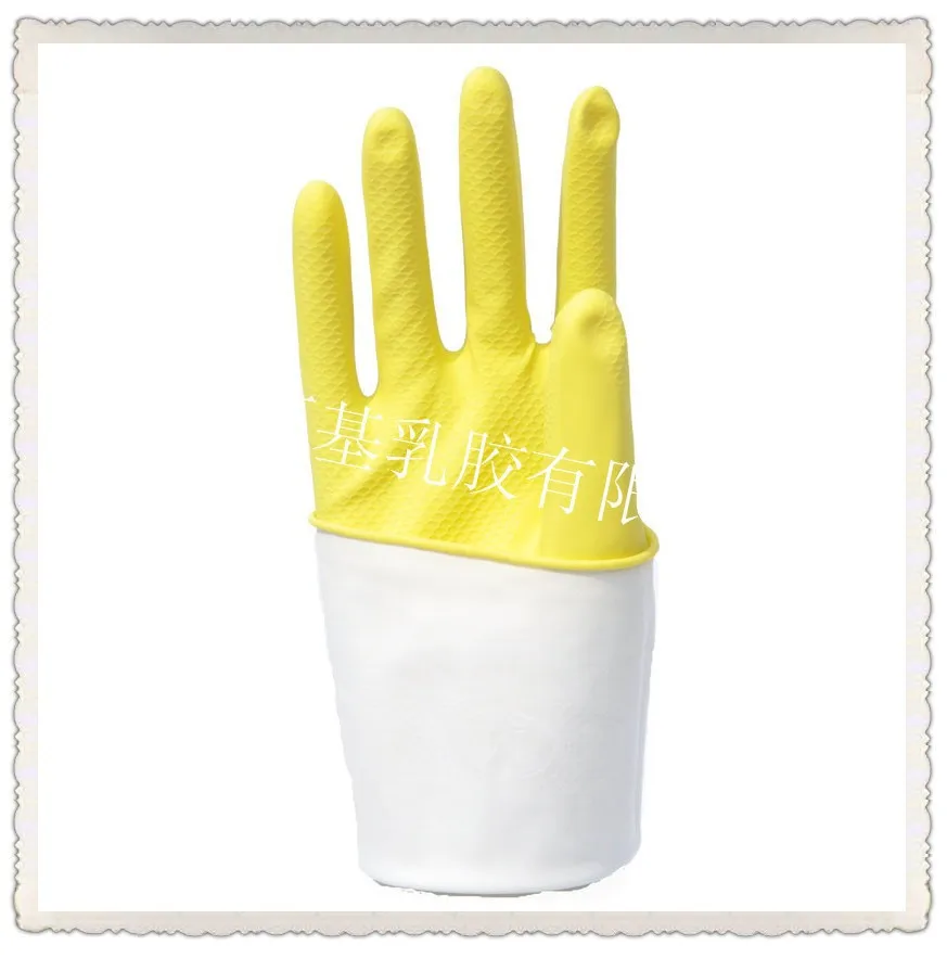 60g household latex gloves of the kitchen water proof gloves cleaning gloves manufacturer