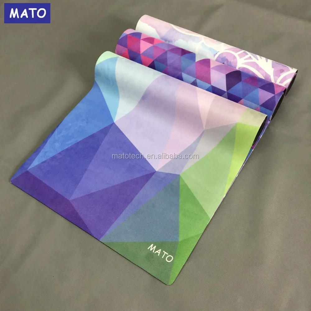 100% Microfiber Suede Customizable Natural Rubber New Yoga Mat