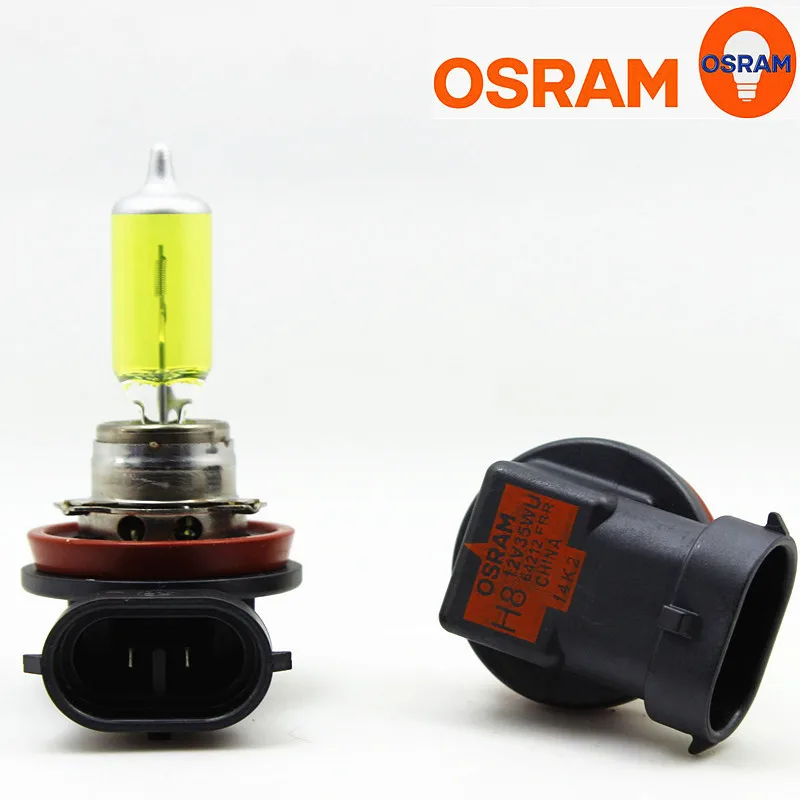 New arrival Osram FOG BREAKER yellow halogen car light PGJ19-1 12v 35w h8 headlight