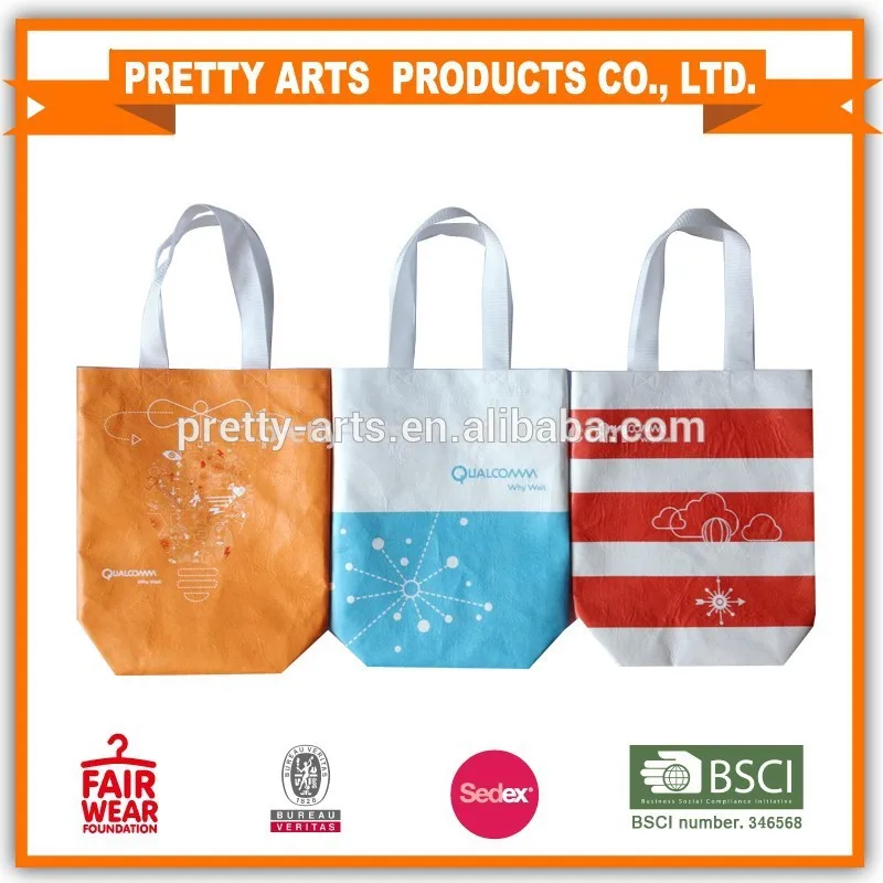 BSCI Sedex Pillar4 действительно завода аудита washnable бумаги водонепроницаемый мешок tyvek Shopping сумки