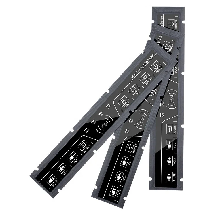 Custom OEM PC PET acrylic membrane switch panel