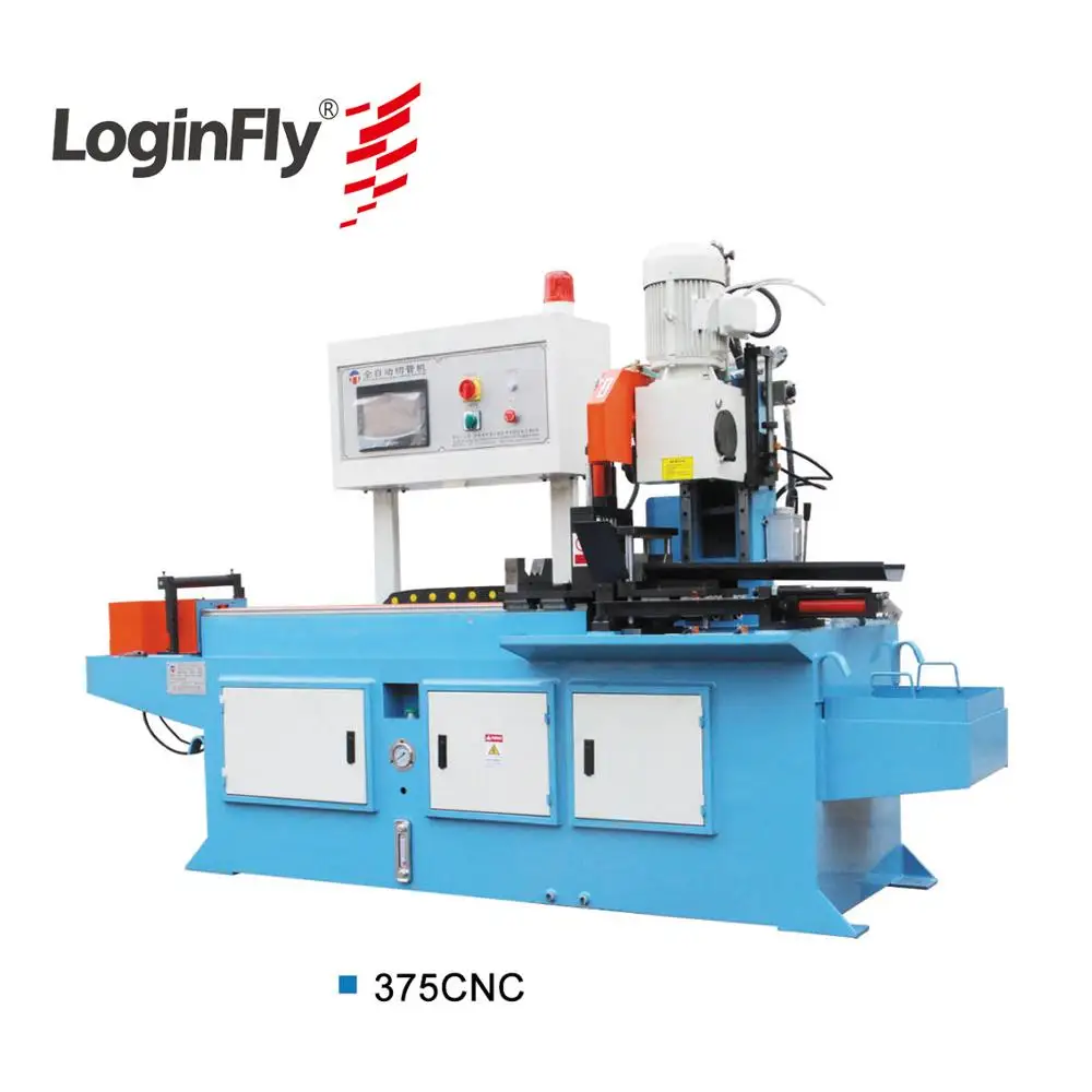 High speed CNC Full automatic carbon steel / metal tube / pipe cut machine