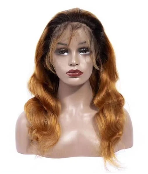 Guarantee Hair 1b/30 Unprocessed Vigin Wig 100% Virgin Remy Human Hair Wig