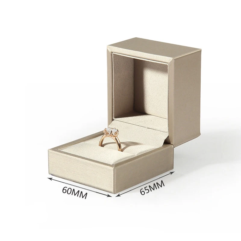 PU Leather Jewelry Display Storage Box Pendant Necklace Jewelry Box High-Grade Ring Jewelry Box