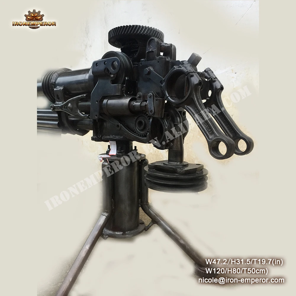 antiquehome decor metal weapon and gun model for museum decoration  vintage craft