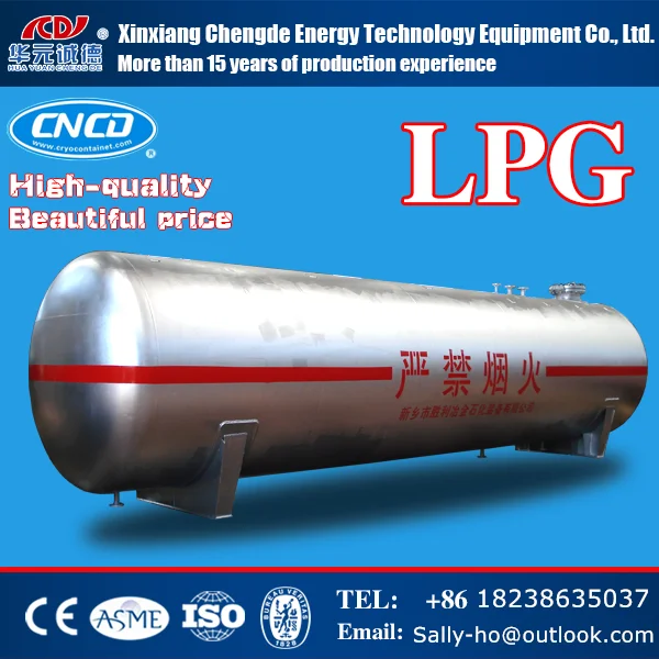 High quality mobile gas station LPG bullet tank for sale