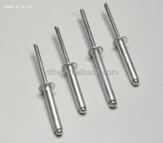 
DIN7337 Dome head open end blind rivet 