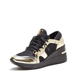 Leisure and comfort casual shoes sneakers women Wild ladies shoes with Fashion tie casual shoes