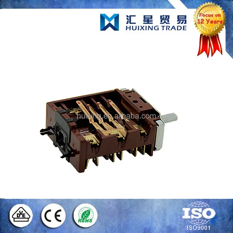 Rotary Switch for oven and gas cooker, 6 positions