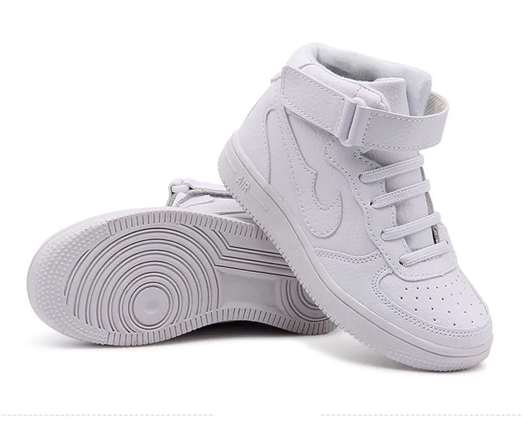 
china Fashion Design Kids Sneakers Girls Leather Rubber Shoes Boys Casual Shoes 