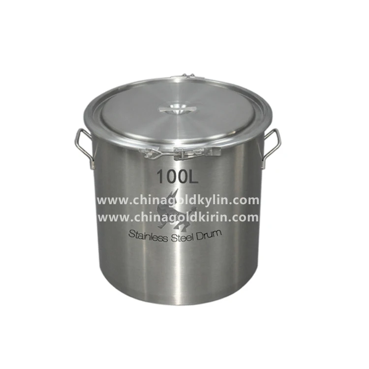 100 liters 2024 New Stainless Steel Milk & Tea Barrel Premium Drums Pails & Barrels