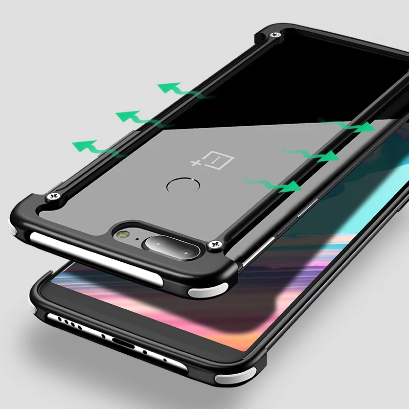 Противоударный металлический бампер чехол Аксессуары для мобильных телефонов для один плюс 5 т